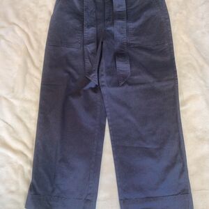 Stylish Kids Navy Tie-Waist Pants